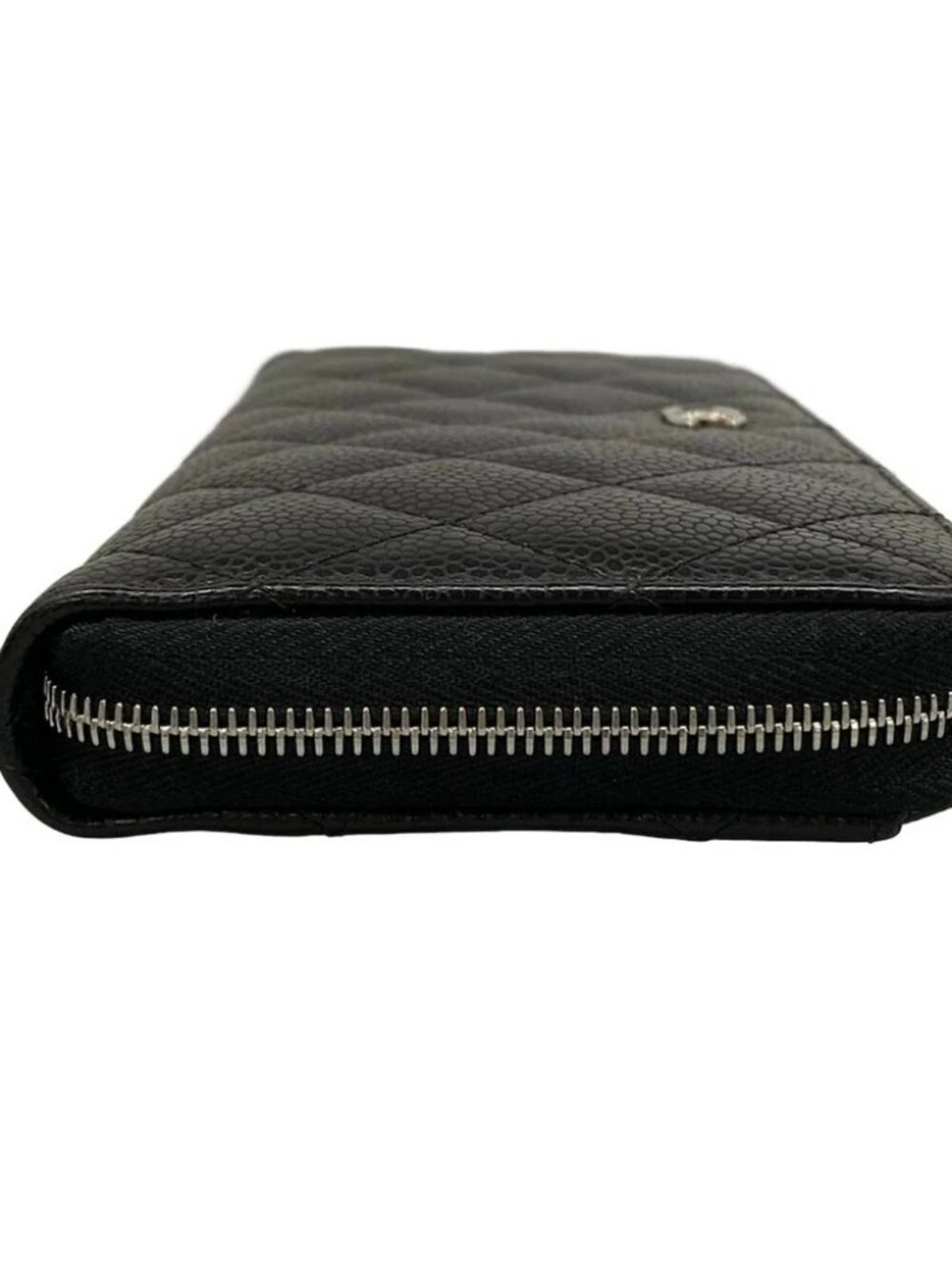 CHANEL Matelasse Black Calfskin Long Wallet - Picture 4 of 11